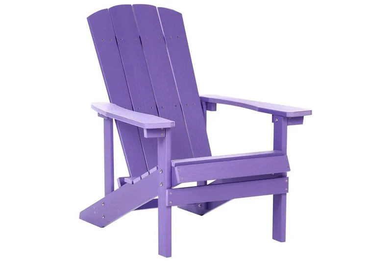 Trädgårdsstol Adirondack - Violett, 75x88x88 cm — Violett, 75x88x88 cm