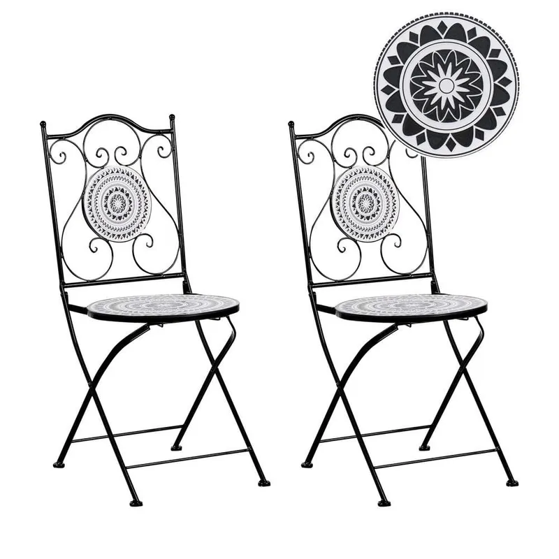 Trädgårdsstol Comiso 2-pack