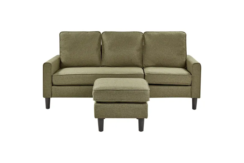 Traun Soffa 3-sits - Svart/Grön — Svart/Grön