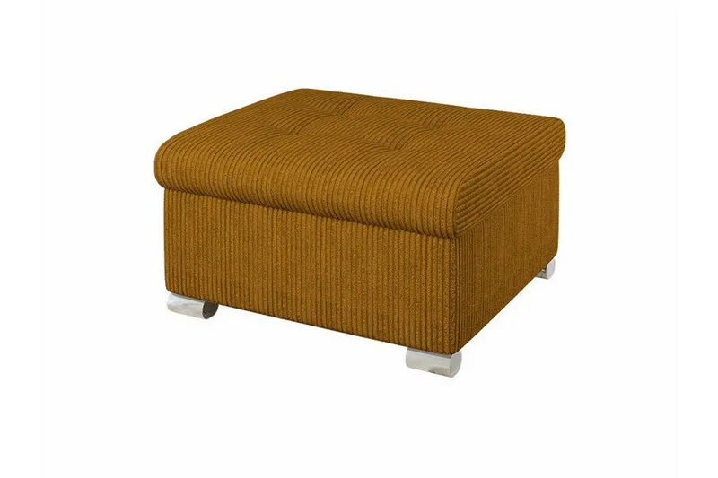 Trefor Fotpall 68 cm - Gul — Gul