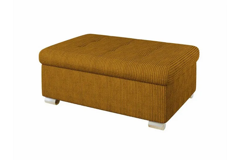 Trefor Fotpall 70 cm - Gul — Gul