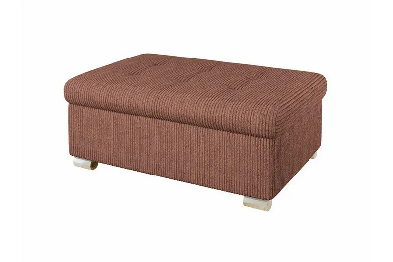 Trefor Fotpall 70 cm - Rosa — Rosa