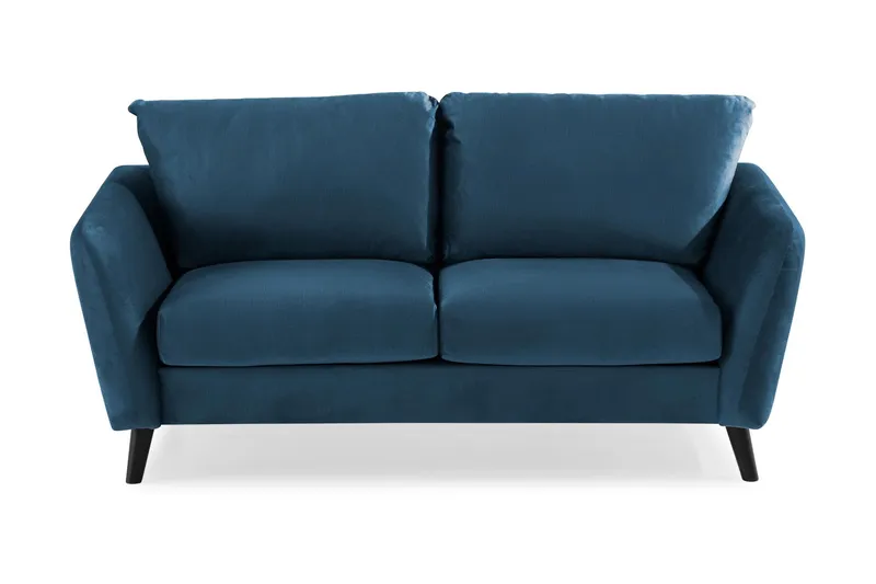 Trend 2-sits Sammetssoffa - Blå — Blå