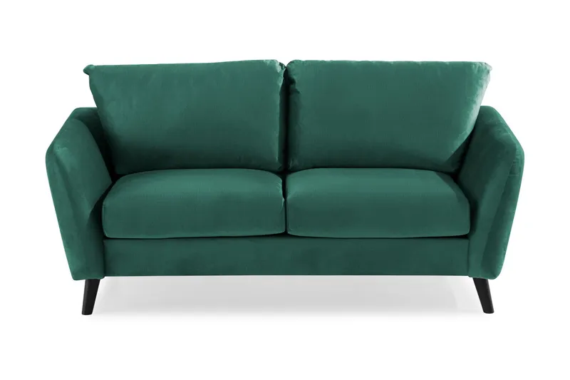 Trend 2-sits Sammetssoffa - Grön — Grön