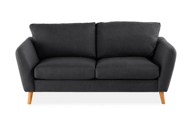 Trend 2-sits Tygsoffa - Svart — Svart