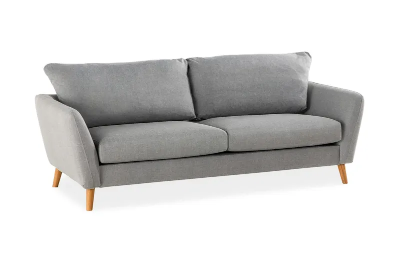Trend 3-sits Tygsoffa - Ljusgrå — Ljusgrå