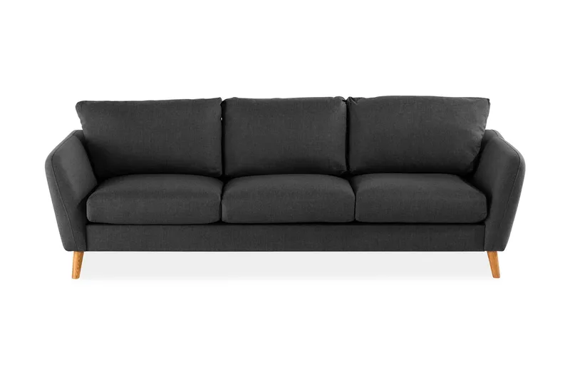 Trend 3-sits Tygsoffa - Svart (Art.nr 140950) — Svart