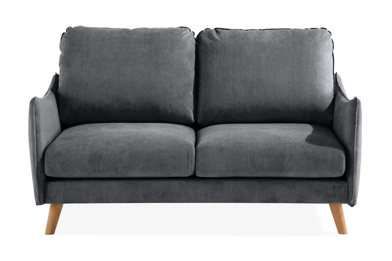 Trend Lyx 2-sits Soffa - Mörkgrå/Ek (Art.nr 665719) — Mörkgrå/Ek