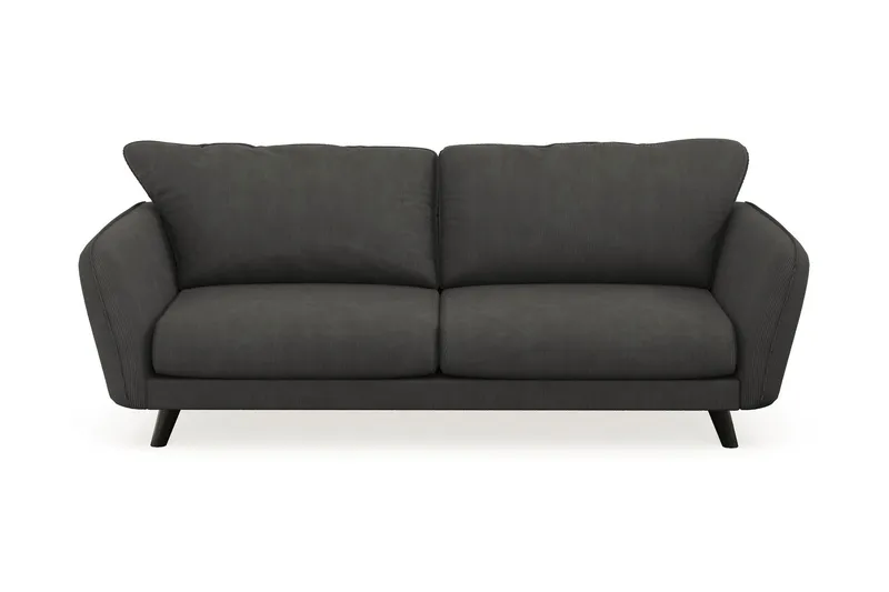 Trend Lyx 3-sits Manchestersoffa - Mörkgrå (Art.nr 1522463) — Mörkgrå