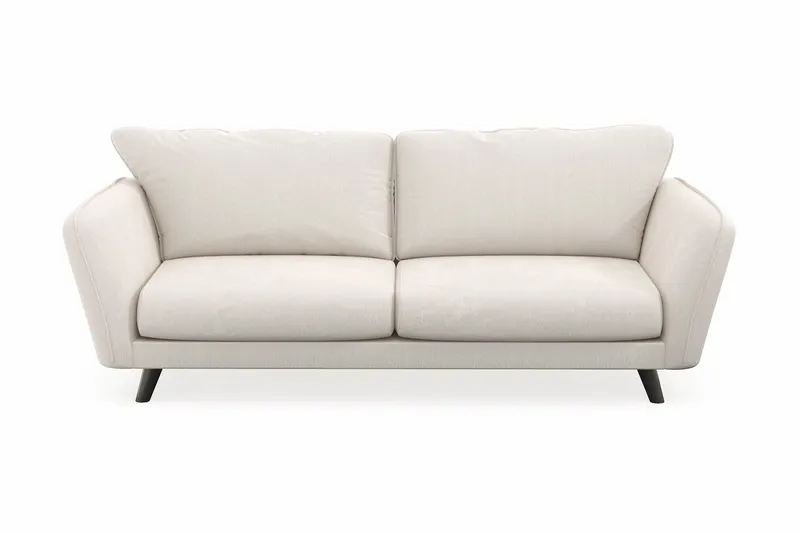 Trend Lyx 3-sits Sammetssoffa - Krämvit (Art.nr 1522760) — Scandi Days