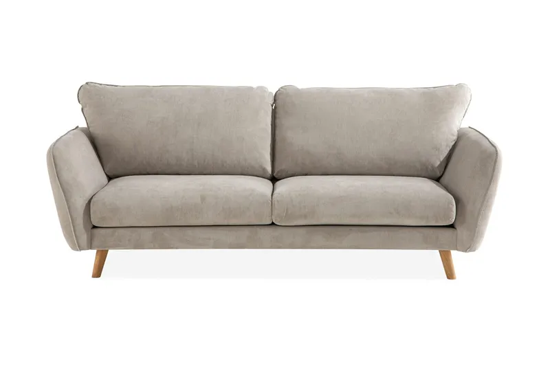 Trend Lyx 3-sits Tygsoffa - Beige (Art.nr 665489) — Scandi Days