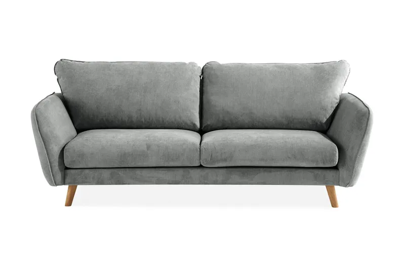 Trend Lyx 3-sits Tygsoffa - Grå (Art.nr 665589) — Grå
