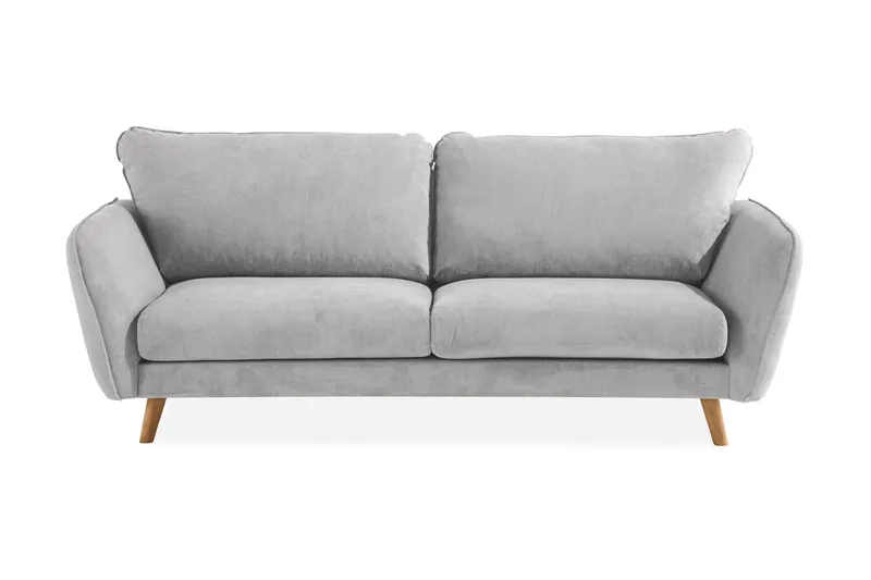 Trend Lyx 3-sits Tygsoffa - Ljusgrå (Art.nr 665320) — Ljusgrå