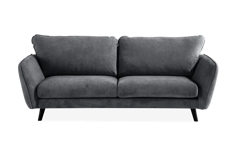 Trend Lyx 3-sits Tygsoffa - Mörkgrå (Art.nr 665842) — Mörkgrå