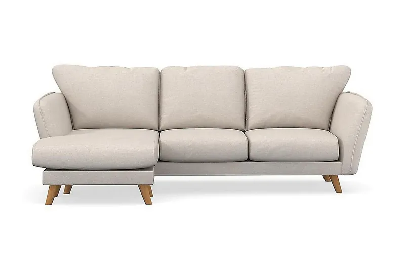 Trend Lyx 3-sits Vänstervänd L-formad Divansoffa i Tyg - Beige (Art.nr 1522759) — Beige