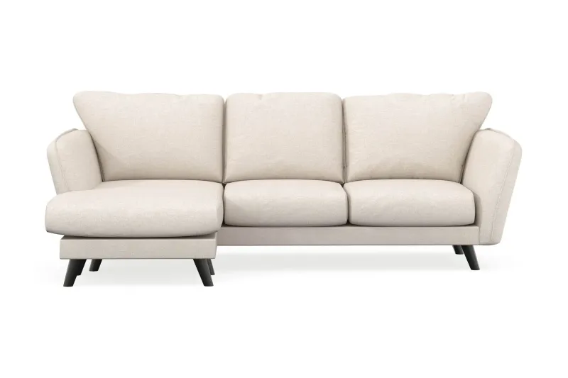 Trend Lyx 3-sits Vänstervänd L-formad Divansoffa i Tyg - Beige (Art.nr 1522779) — Beige