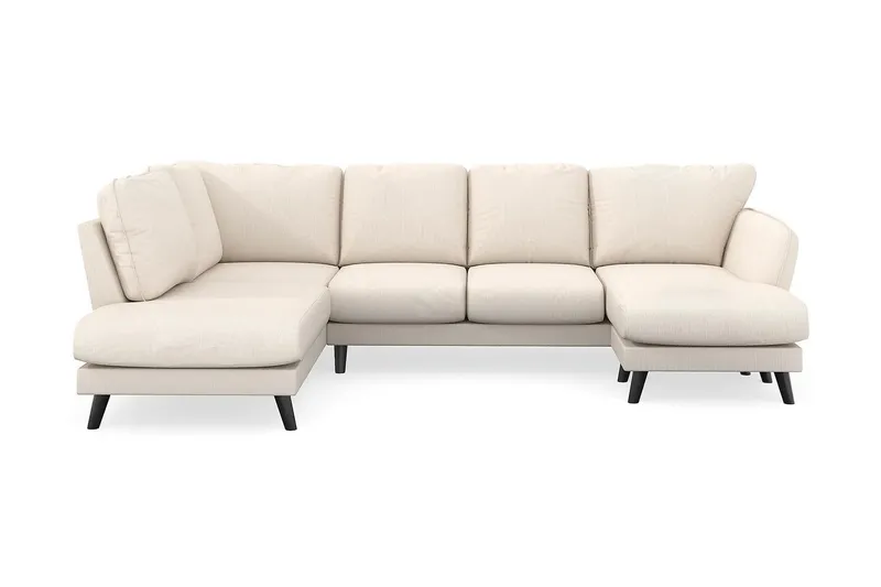 Trend Lyx 4-sits Högervänd U-formad Soffa med Divan och Schäslong i Manchester - Beige (Art.nr 1522802) — Scandi Days