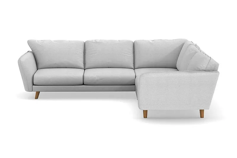 Trend Lyx 6-sits Vändbar L-formad Hörnsoffa i Tyg - Ljusgrå (Art.nr 1522574) — Ljusgrå