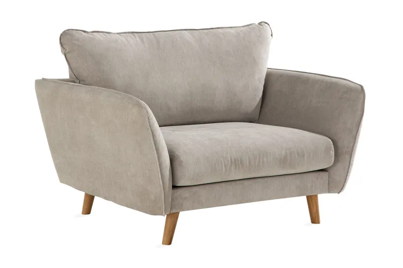 Trend Lyx Fåtölj - Beige/Ek (Art.nr 665388) — Scandi Days