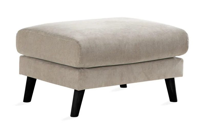 Trend Lyx Fotpall - Beige/Svart — Beige/Svart