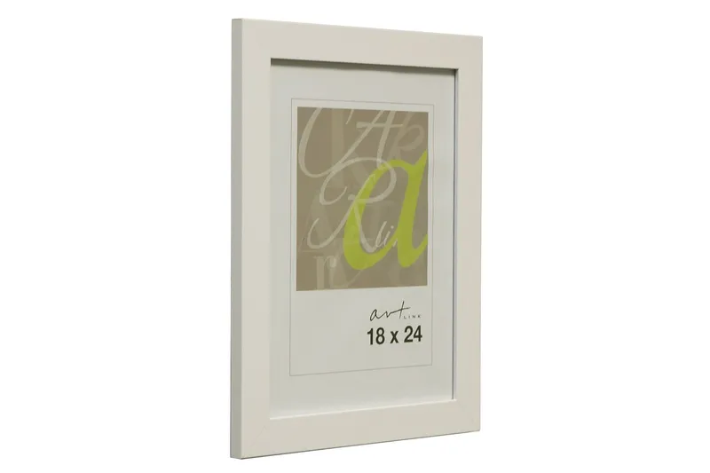 Trendline Tavelram MDF 18x24 cm - Vit — Art Link