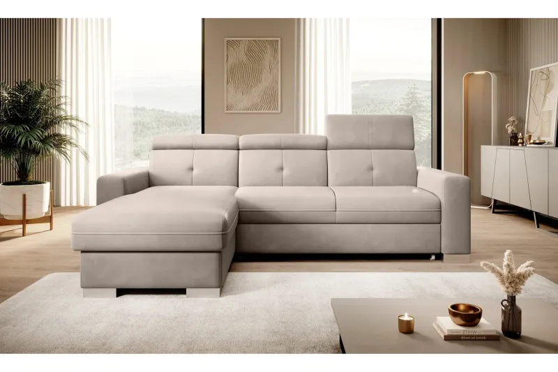 Trent Bäddsoffa m. Divan med Förvaring 3-sits - Beige (Art.nr 1722185) — Beige