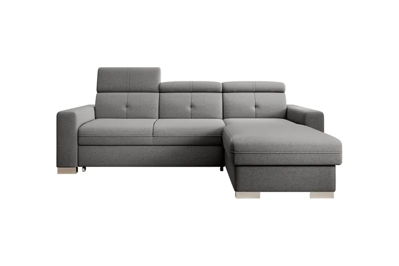 Trent Bäddsoffa m. Divan med Förvaring 3-sits - Grå (Art.nr 1722201) — Grå