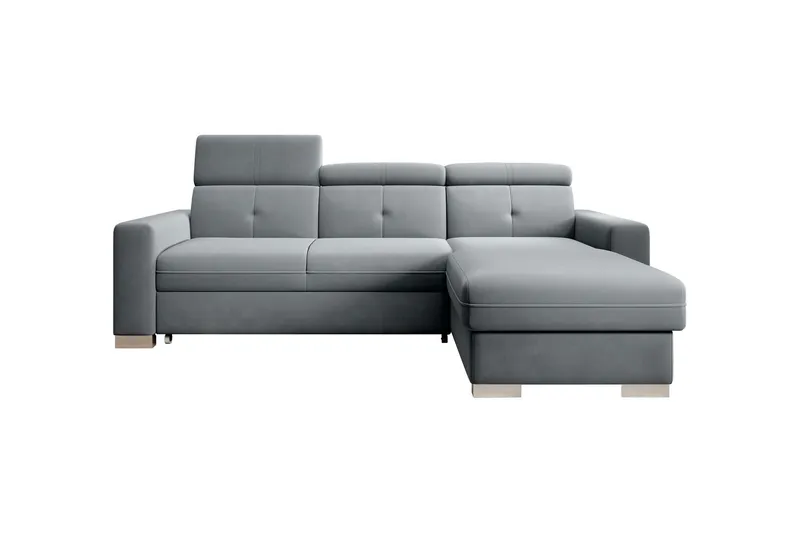 Trent Bäddsoffa m. Divan med Förvaring 3-sits - Grå (Art.nr 1722202) — Grå