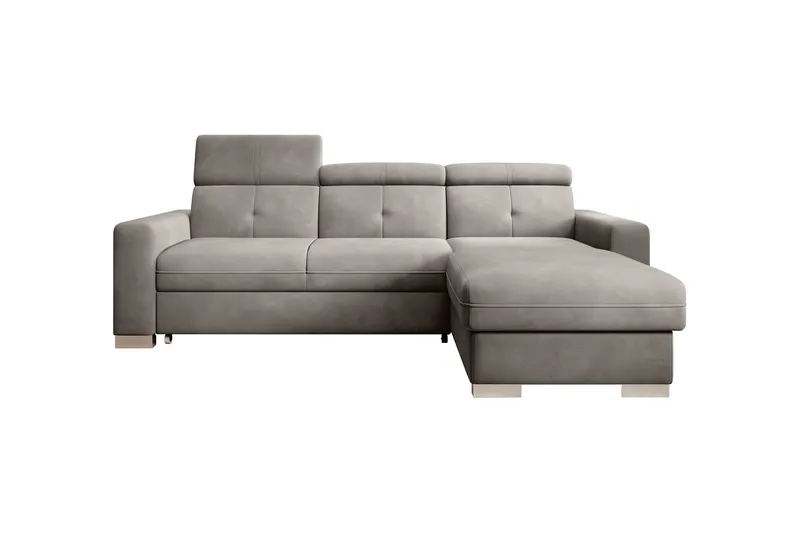 Trent Bäddsoffa m. Divan med Förvaring 3-sits - Grå (Art.nr 1722331) — Grå