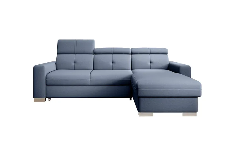 Trent Bäddsoffa m. Divan med Förvaring 3-sits - Mörkblå (Art.nr 1722241) — Mörkblå