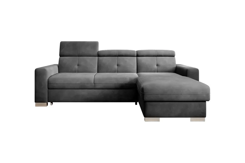 Trent Bäddsoffa m. Divan med Förvaring 3-sits - Mörkgrå (Art.nr 1722240) — Mörkgrå