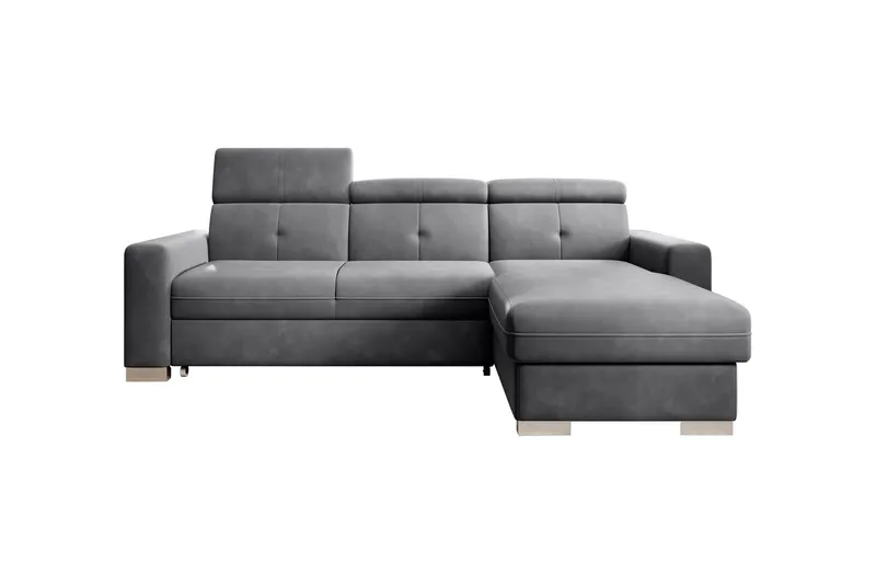 Trent Bäddsoffa m. Divan med Förvaring 3-sits - Mörkgrå (Art.nr 1722251) — Mörkgrå