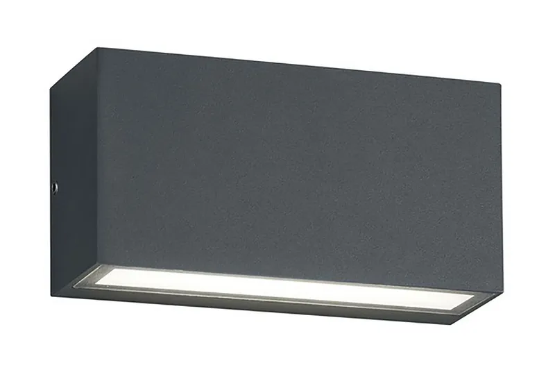 Trent LED Vägglampa antracit - Antracit/Vit — Trio Lighting
