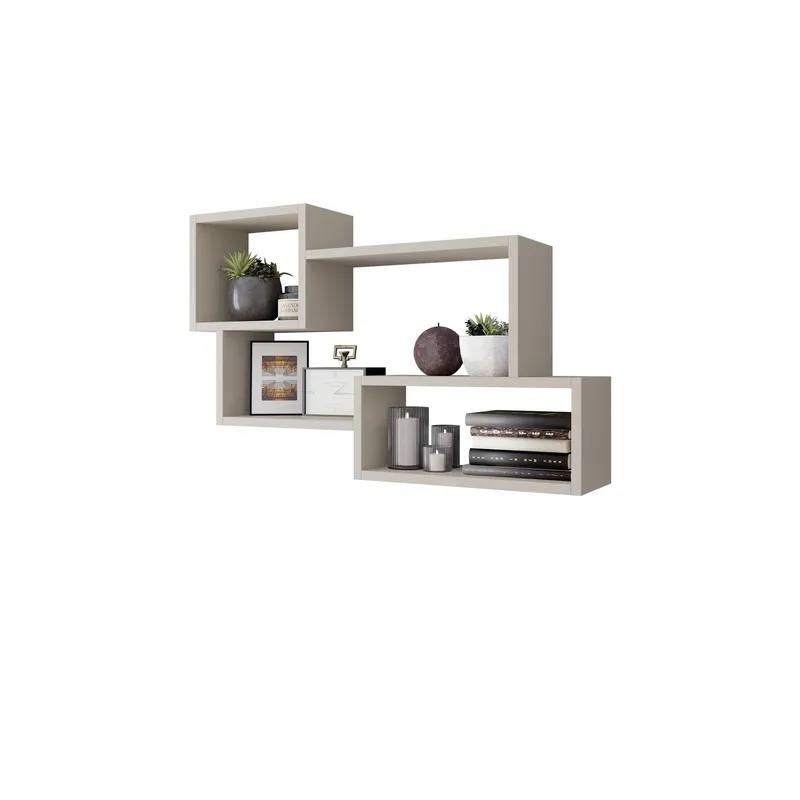 Triorana Vägghylla 87 cm - beige — beige