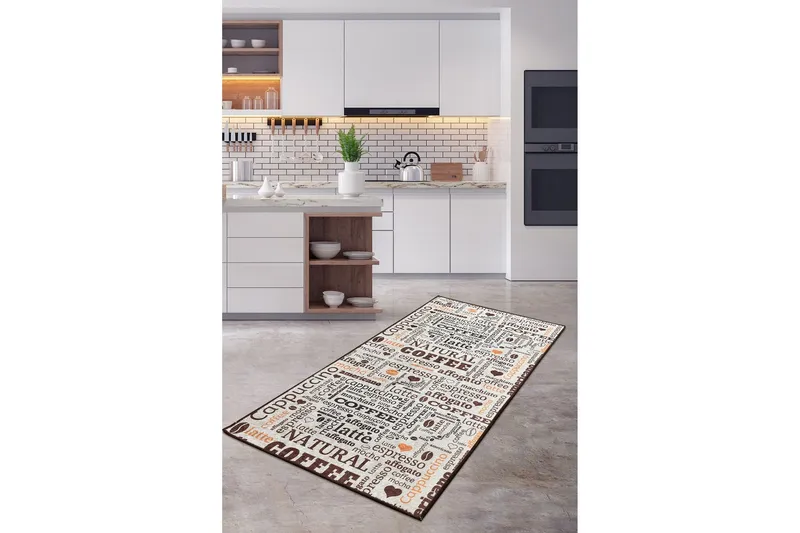 Tugrul Entrematta 80x200 cm - Flerfärgad/Sammet — Flerfärgad/Sammet