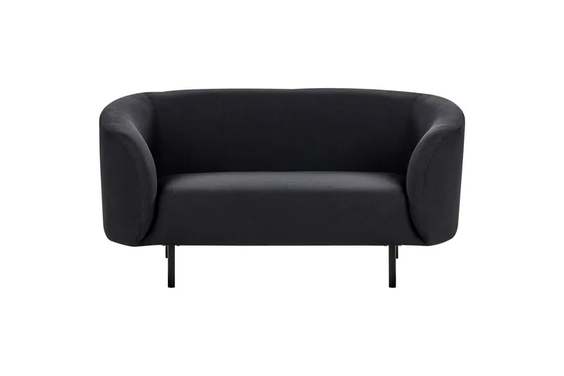 Tuka Soffa 2-sits - Svart — Svart