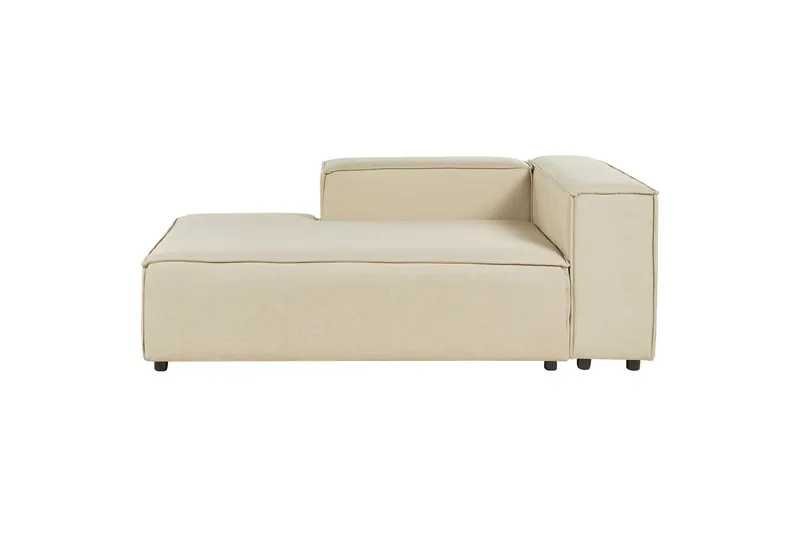 Tunda Schäslong 119 cm Höger - Beige/Svart — Beige/Svart