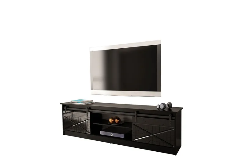 Tv-bänk - Svart (Art.nr 1628469) — Svart