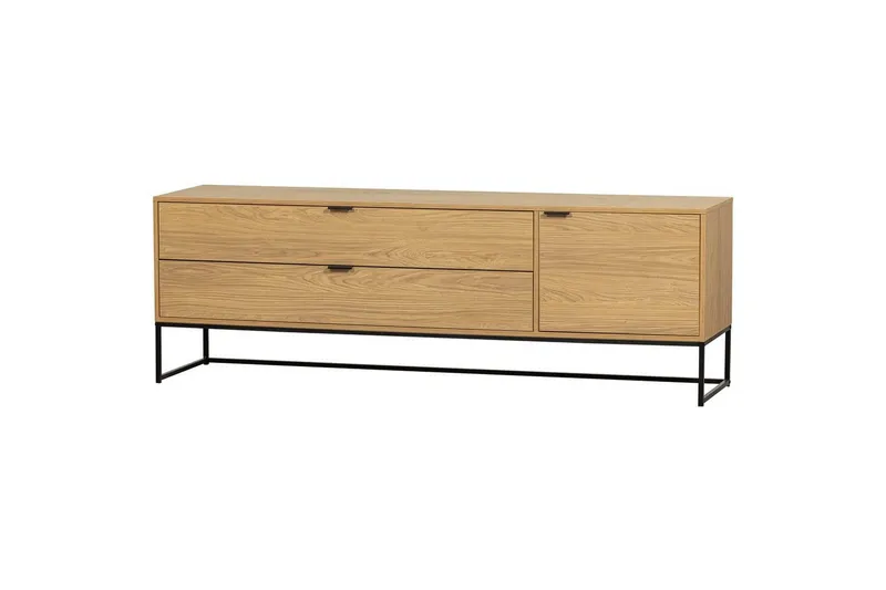 TV-enhet Silas - Ek, Ek, 180 cm — WOOOD
