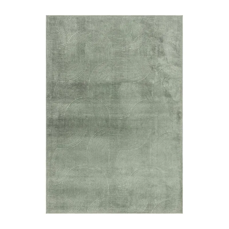 Tvättbar Matta Castello Art - Green — KM Home