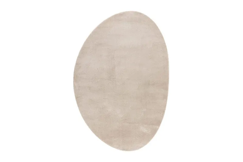 Tvättbar Matta Soft Shape - 240x340 cm, Melerad Linne — KM Home
