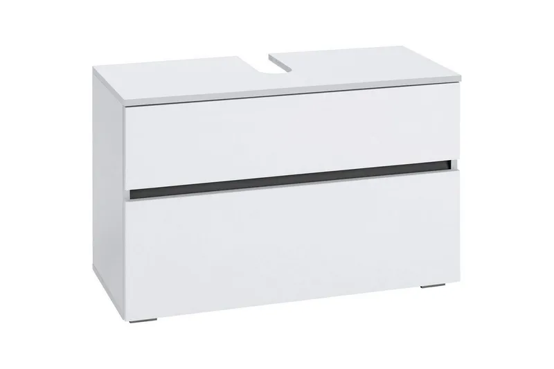 Tvättställsskåp Wisla 80x35x55 cm, Vit - 80x35x55 cm, Vit — Loft24