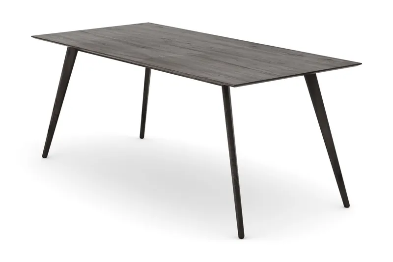 Tyrö Rektangulär Matbord & köksbord 190 cm x 90 cm Askträ - Rökt ek — Rökt ek