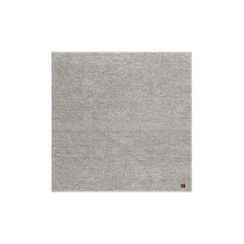 Ullmatta Bubble Kvadrat - 200x200 cm, Grå — KM Home