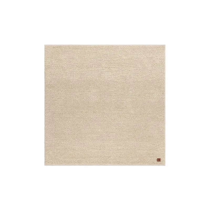 Ullmatta Bubble Kvadrat - 300x300 cm, Natur — KM Home