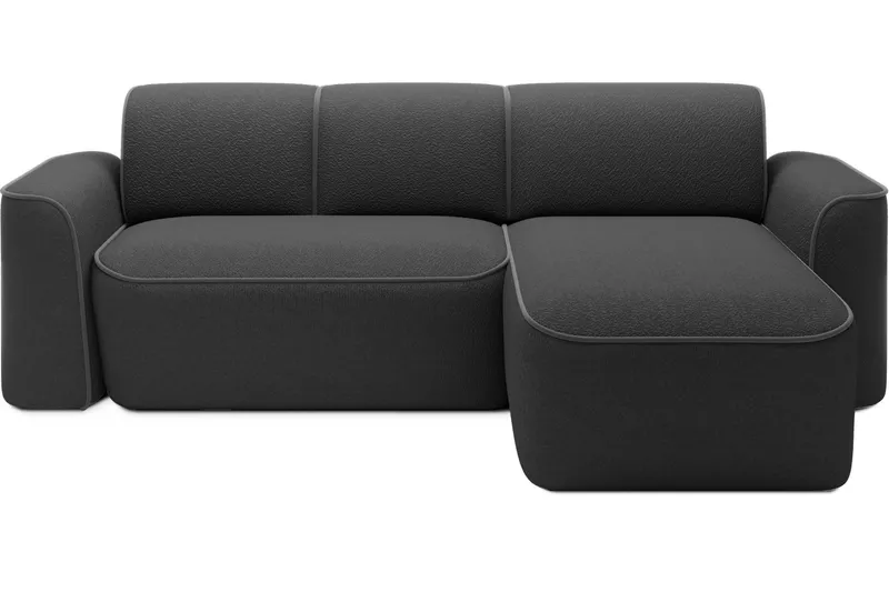 Ume 4-sits Soffa med Divan - Mörkgrå (Art.nr 3056919) — Mörkgrå