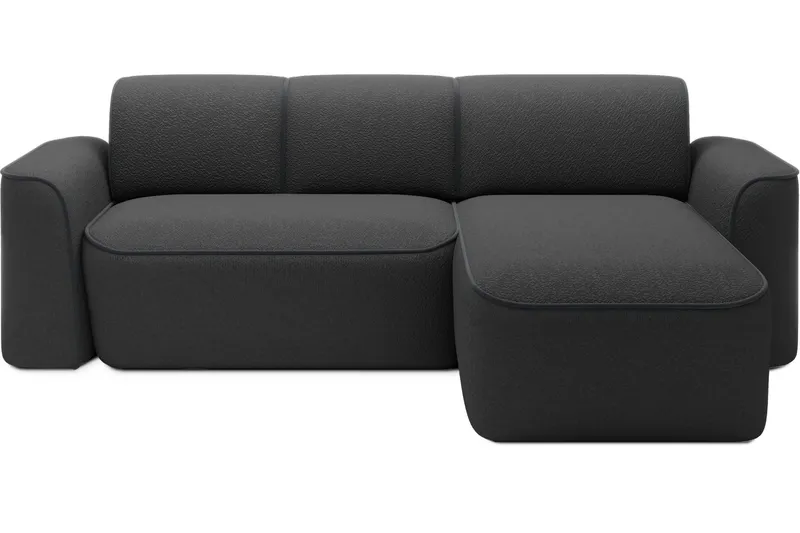 Ume 4-sits Soffa med Divan - Mörkgrå (Art.nr 3056898) — Mörkgrå