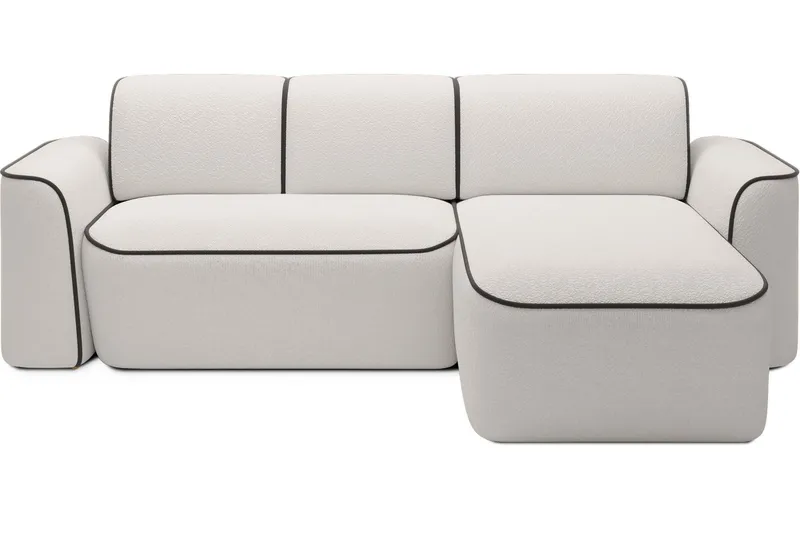 Ume 4-sits Soffa med Divan - Vit (Art.nr 3056901) — Vit