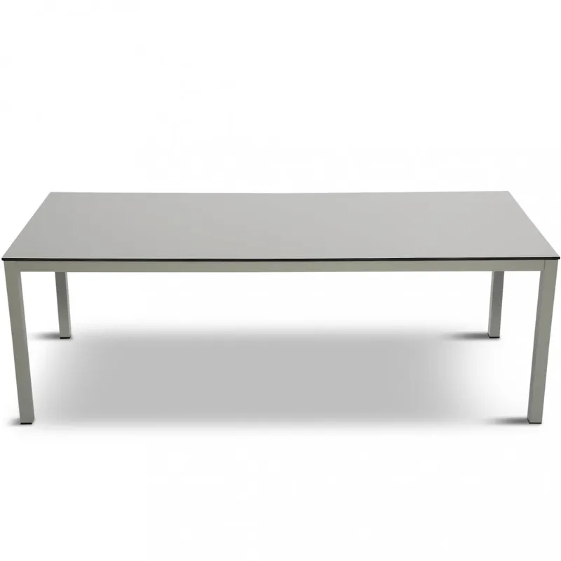 Underhållsfritt matbord i högtryckslaminat och aluminium - 220cm — Lyfco