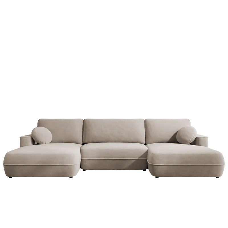 Uppland Bäddsoffa Dubbeldivan 5-sits - Beige — Beige